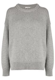 The Row drop-shoulder crewneck jumper - Grau