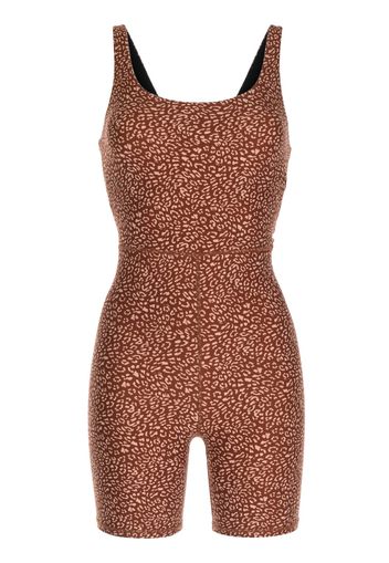 The Upside Claudia leopard-print jumpsuit - Braun