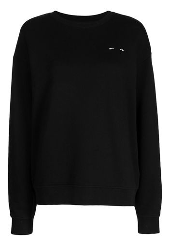 The Upside Saturn logo-embroidered sweatshirt - Schwarz