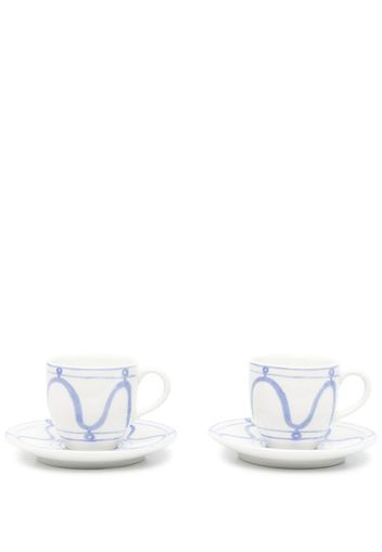 THEMIS Z GR Set aus zwei Serenity Espressotassen - Blau