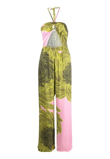 THEMIS Z GR Jumpsuit mit Blumen-Print - Grün