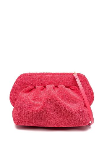 Themoirè bouclé clutch bag - Rosa