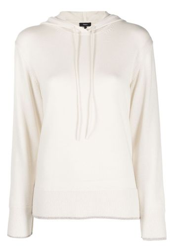 Theory knitted hoodie - Nude