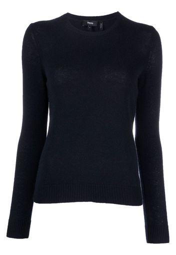 Theory crew-neck cashmere jumper - Blau