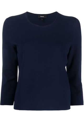 Theory crew neck jumper - Blau