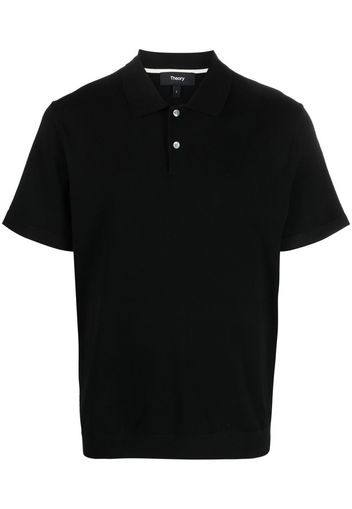 Theory short sleeved polo shirt - Schwarz