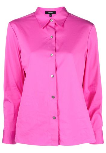 Theory long-sleeve shirt - Rosa