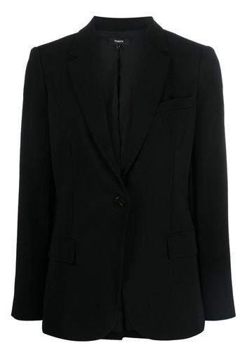 Theory Staple single-breasted blazer - Schwarz