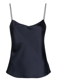 Theory satin-finish tank top - Blau