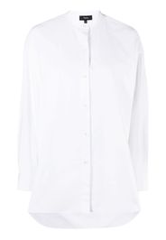 Theory collarless cotton shirt - Weiß