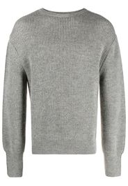 There Was One two-tone ribbed-knit jumper - Grau