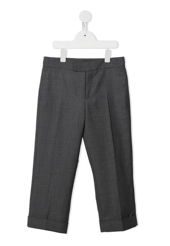 Thom Browne Kids Klassische Hose - Grau