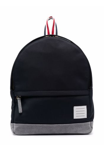 Thom Browne Kids Rucksack mit Patch-Detail - 415 Navy