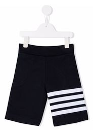 Thom Browne Kids Shorts mit Streifen - Blau