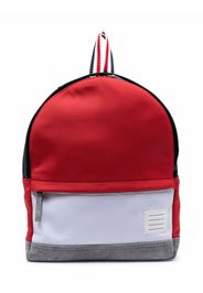 Thom Browne Kids Rucksack in Colour-Block-Optik - 960 RWBWHT