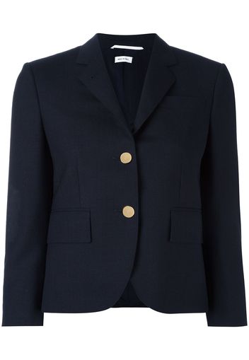 Thom Browne Blazer mit Cropped-Ärmeln - Blau