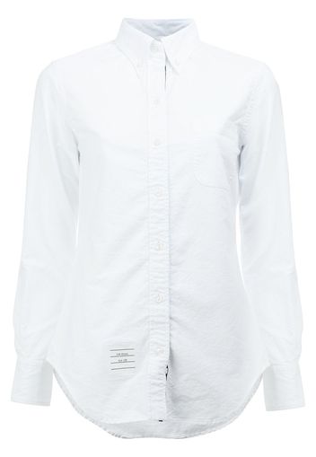 Thom Browne Klassisches Button-down-Hemd - Weiß