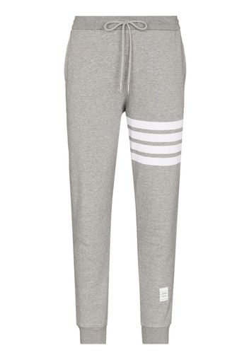 Thom Browne Jogginghose mit gestreiftem Detail - Grau