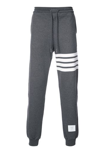 Thom Browne Jogginghose mit Streifen - Grau