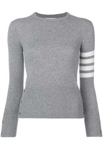 Thom Browne Pullover aus Kaschmir - 055 LIGHT GREY