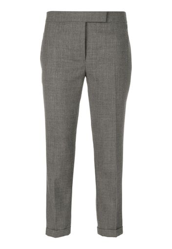 Thom Browne Cropped-Hose mit Bügelfalten - Grau