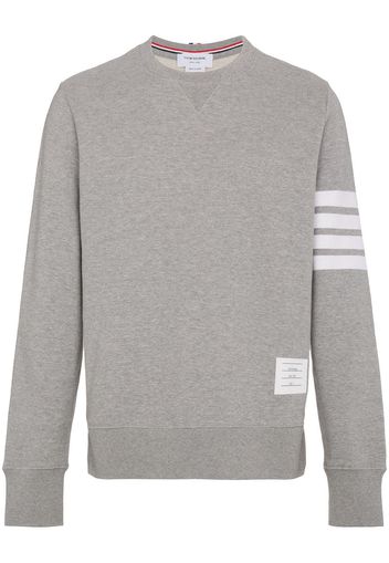 Thom Browne Sweatshirt mit Streifen - Grau