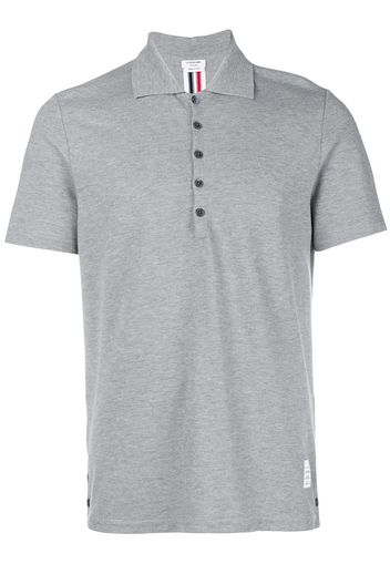 Thom Browne Poloshirt mit Knöpfen - Grau