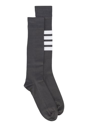 Thom Browne Gestreifte Socken - Grau