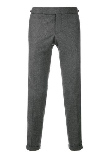 Thom Browne Skinny-Hose mit Besatzstreifen - Grau