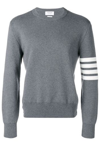 Thom Browne Bestickter Pullover - Grau