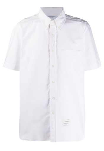Thom Browne Kurzärmeliges Oxford-Hemd - Weiß