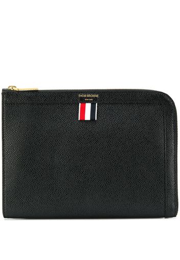 Thom Browne Mini 'Folio' Dokumentenmappe - Schwarz