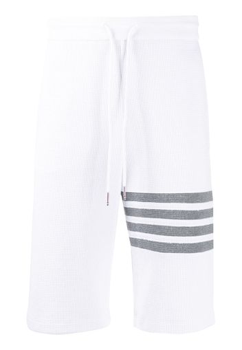 Thom Browne Joggingshorts mit Streifen - Weiß