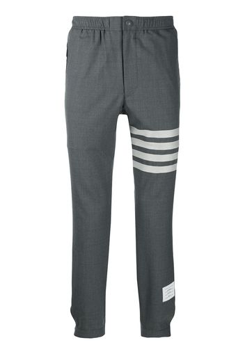 Thom Browne plain weave suiting track pants - Grau