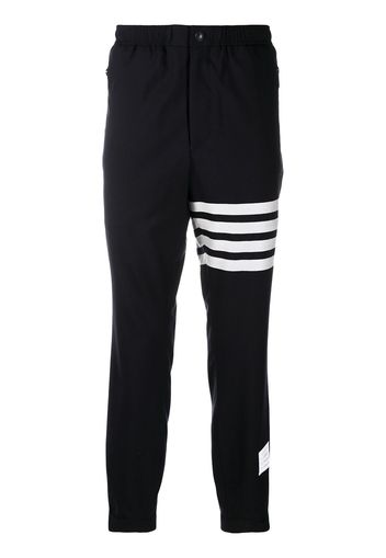 Thom Browne Elegante Jogginghose mit Streifen - Blau