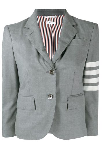 Thom Browne Blazer mit Logo-Streifen - Grau