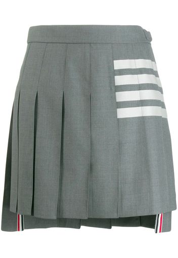 Thom Browne Kurzer Faltenrock - Grau