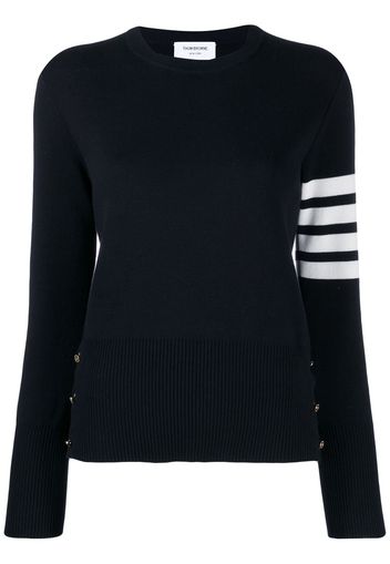 Thom Browne Pullover mit Rundhalsausschnitt - Blau