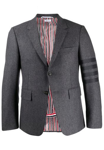 Thom Browne Flanellsakko mit Streifen - Grau