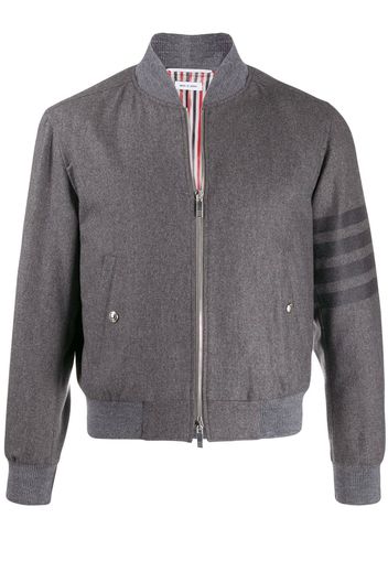 Thom Browne Bomberjacke mit Streifen - Grau