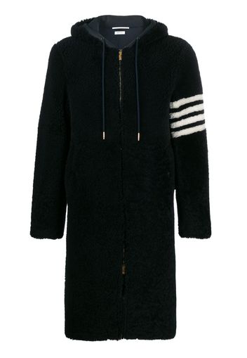 Thom Browne Parka mit Streifen - Blau