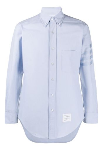 Thom Browne Oxford-Hemd mit Streifen - Blau