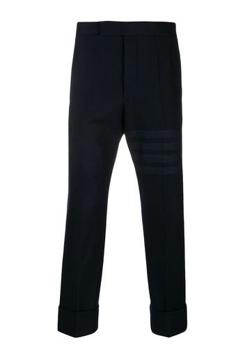 Thom Browne Cropped-Hose mit Streifen - Blau