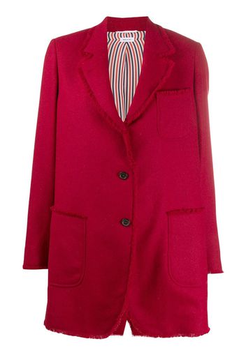 Thom Browne Jacke aus Shetland-Wolle - Rot