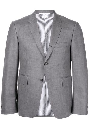 Thom Browne MEDIUM GREY SUPER 120s TWILL CLASSIC SPORT COAT - Grau