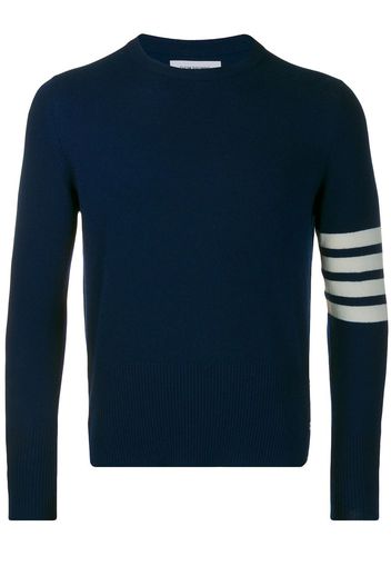 Thom Browne Kaschmirpullover mit Streifen - 415 Navy