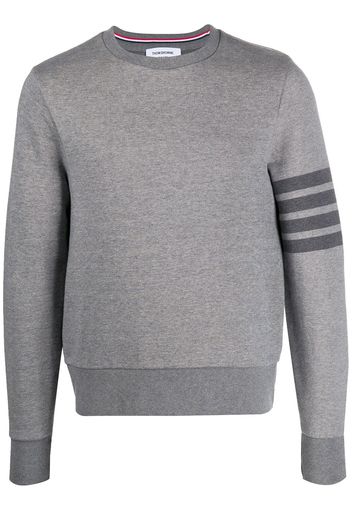 Thom Browne Sweatshirt mit rundem Ausschnitt - Grau