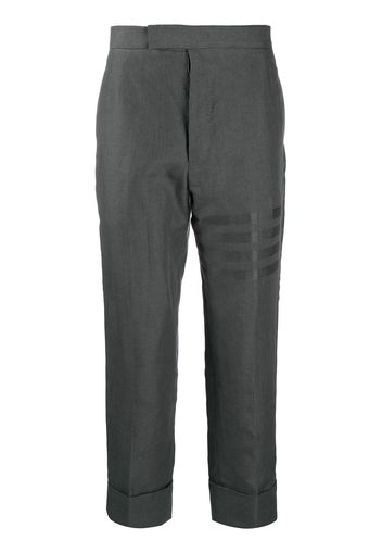 Thom Browne 'Fit 1' Hose mit Knopfriegel - Grau