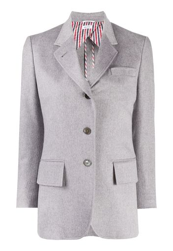 Thom Browne Jacke mit weitem Revers - Grau