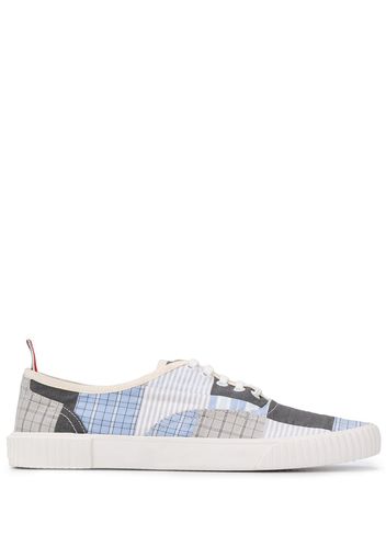 Thom Browne Sneakers mit Patchwork-Detail - Blau